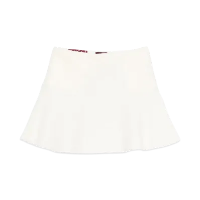 GUCCI Women's Boucle Wool Skirt "Black"