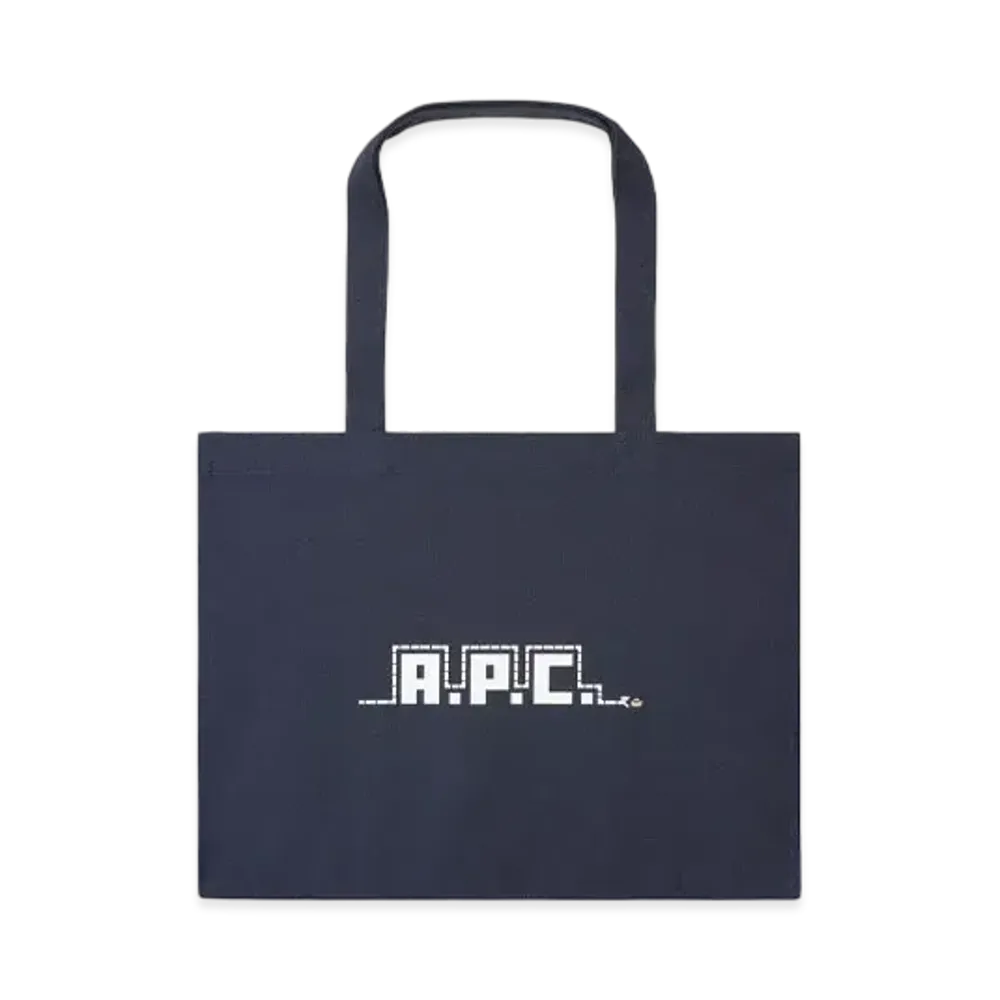 A.P.C. Diane Lny 25 Shopping Bag "Dark Navy"