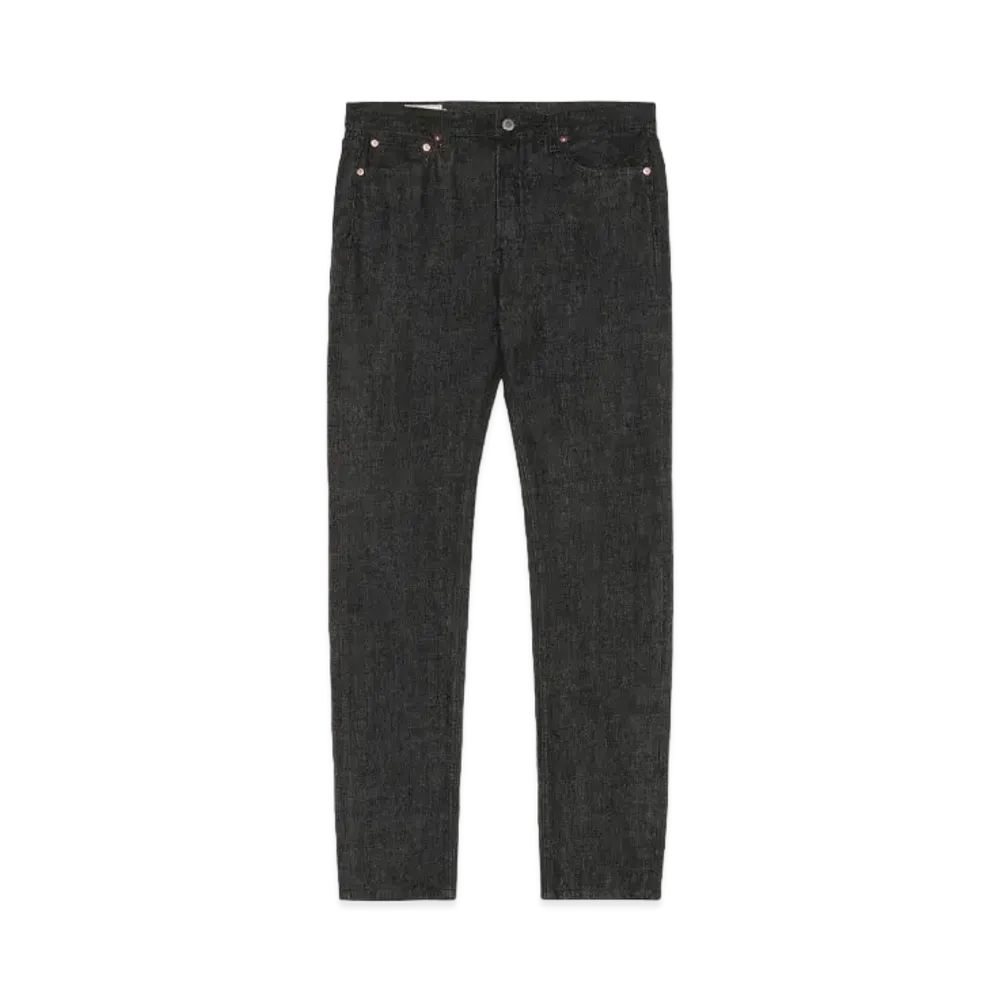 Maison Kitsune Japan Slim Denim Pants "Black"
