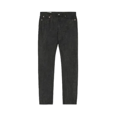 Maison Kitsune Japan Slim Denim Pants "Black"