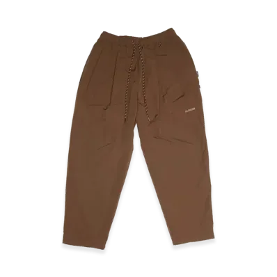 ALOUND Ventilation Nylon Pants "Brown"