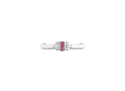 GUCCI Link To Love Rubellite And Diamond Ring