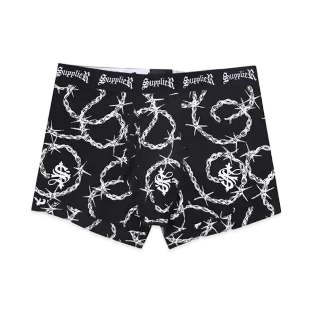 SUPPLIER Chain Cross Boxer Shorts 2Pac "Black"