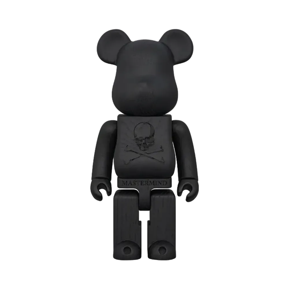 MEDICOM TOY "BEARBRICK" Karimoku mastermind JAPAN Sumi black 400%