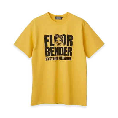 HYSTERIC GLAMOUR FLOOR BENDER T-Shirt "Yellow"