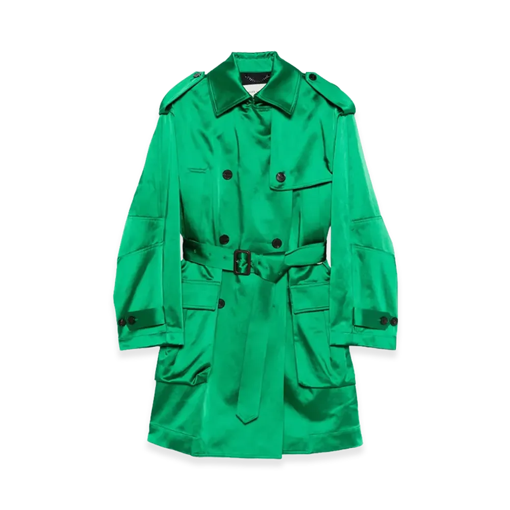 DRIES VAN NOTEN Women's Coat "Green"