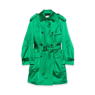 DRIES VAN NOTEN Women's Coat "Green"