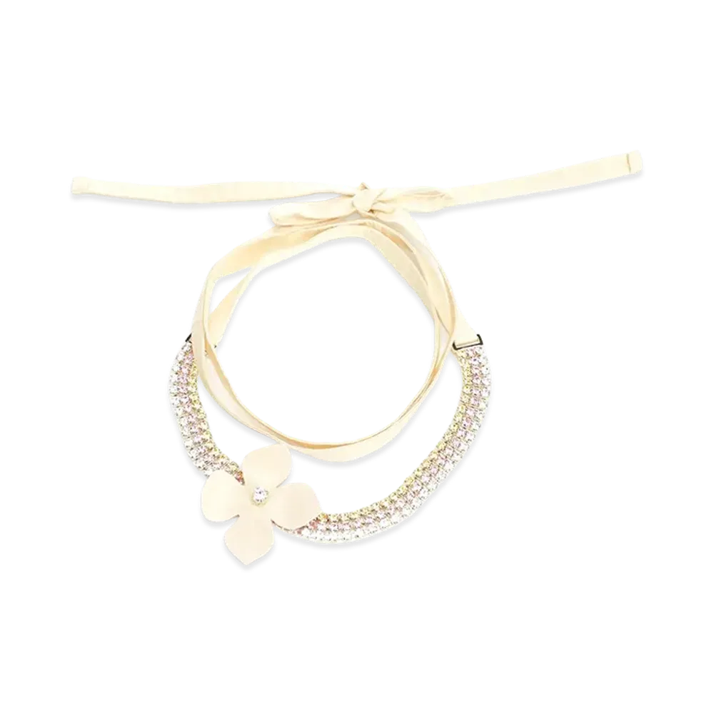 MARNI Women's Flower Necklace "Multicolor"