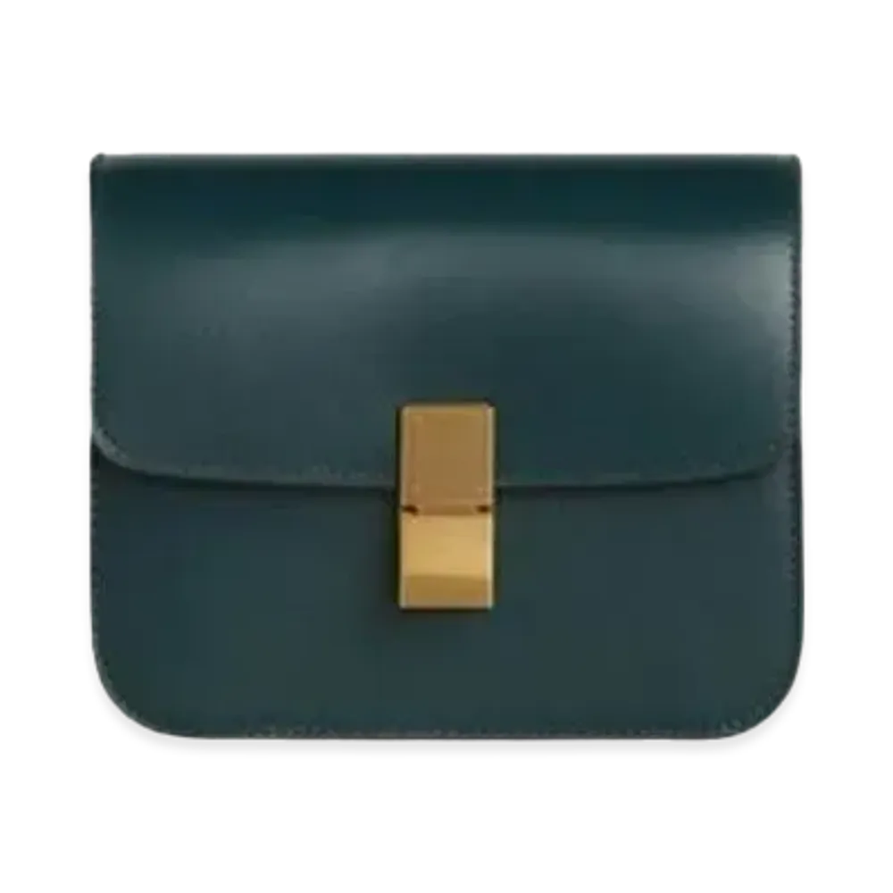 CELINE Teen Classic Bag in Box Calfskin "Amazone"