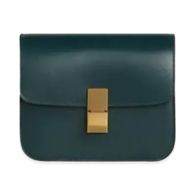 CELINE Teen Classic Bag in Box Calfskin "Amazone"
