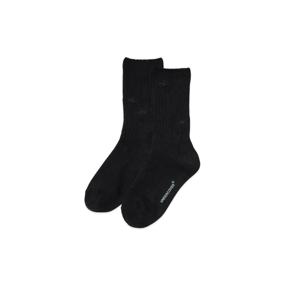 UNDERCOVER Cotton x Acetate Socks "Black"