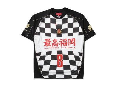 Supreme Checkerboard Soccer Jersey "Black"