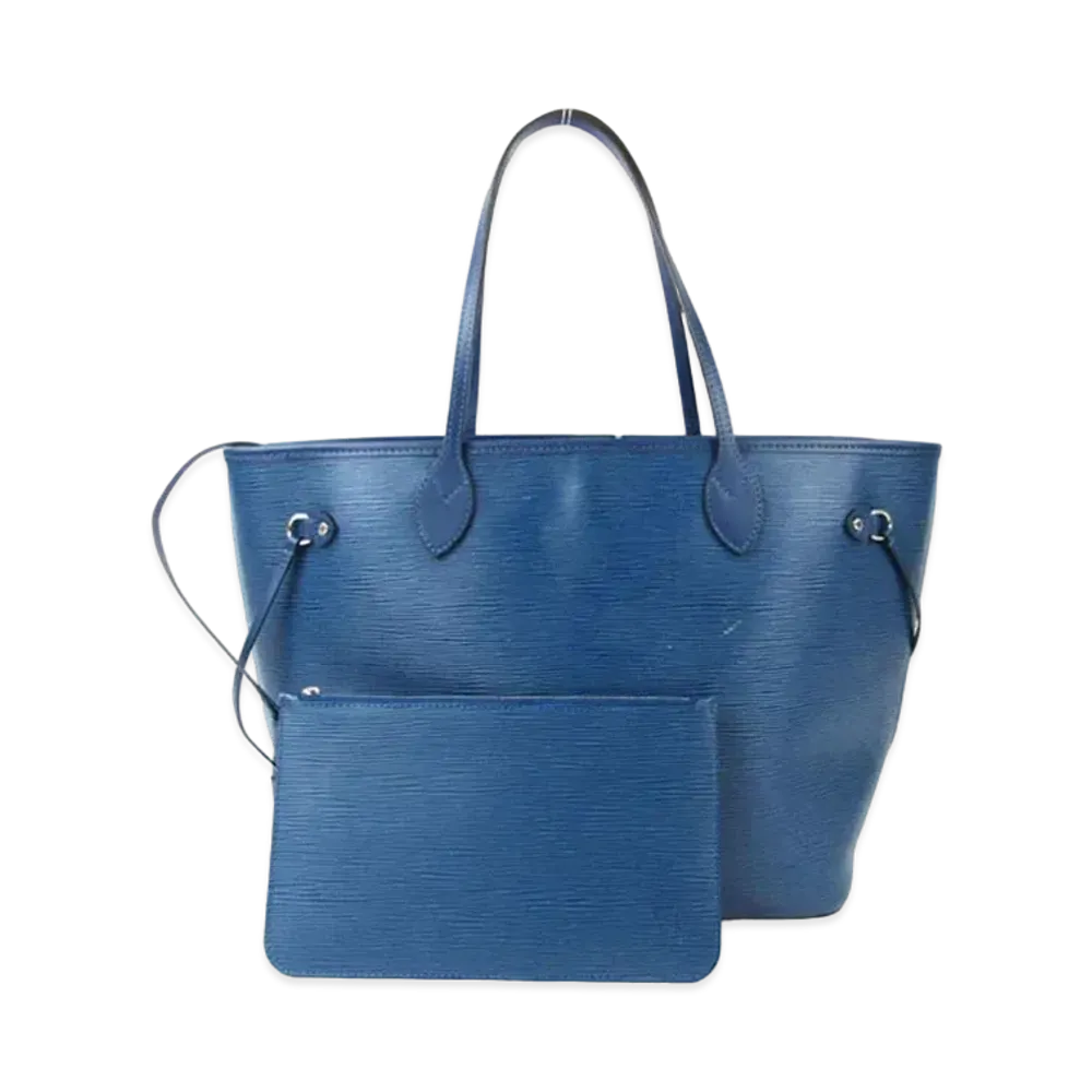 Louis Vuitton Neverfull MM Epi Leather "Saphir"