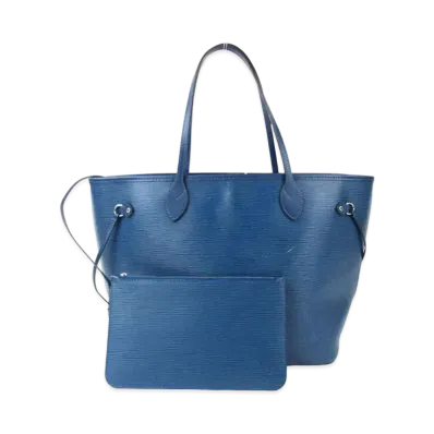 Louis Vuitton Neverfull MM Epi Leather "Saphir"