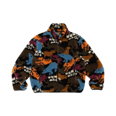 HUMAN MADE Animal Fleece Jacket "Orange"