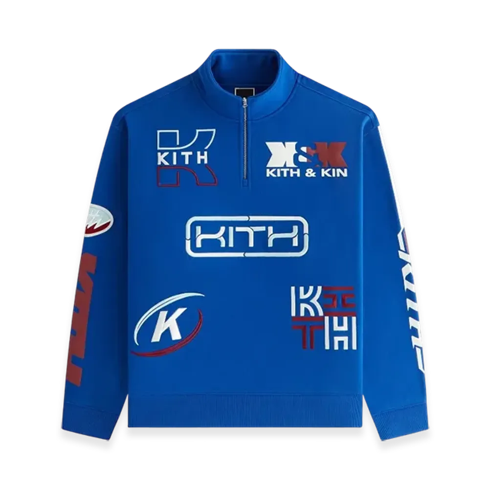 Kith Women's Hunter III Sport Logo Quarter Zip "Current"