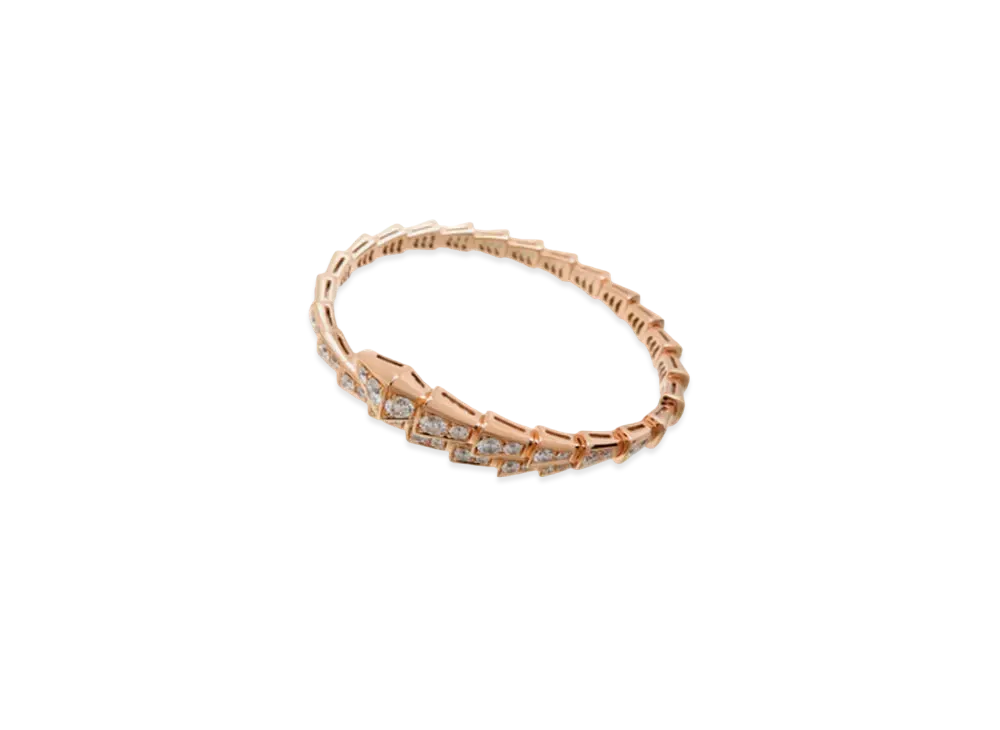 BVLGARI Serpenti Viper Bracelet Diamond "Pink Gold"