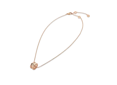 BVLGARI B Zero 1 Design Legend Necklace "Pink Gold"