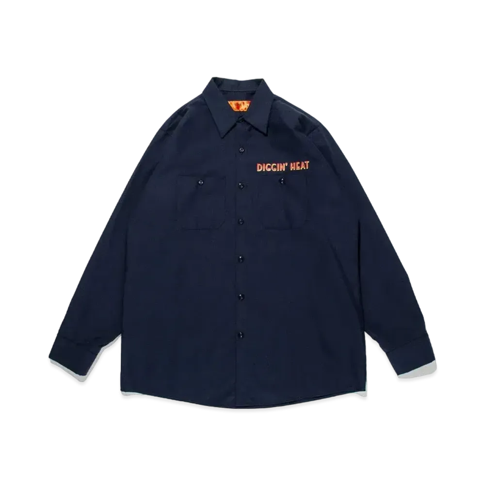 RECOGNIZE DIGGIN' HEAT SHIRTS "NAVY"