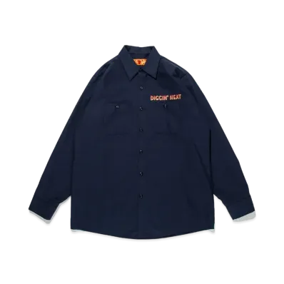RECOGNIZE DIGGIN' HEAT SHIRTS "NAVY"