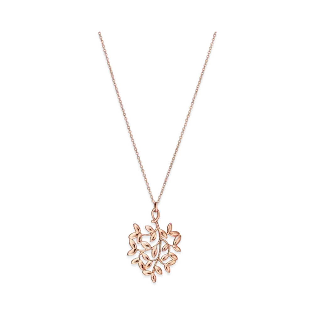 Tiffany & Co. Paloma Picasso Olive Leaf Pendant 18K "Rose Gold"