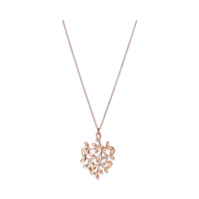 Tiffany & Co. Paloma Picasso Olive Leaf Pendant 18K "Rose Gold"