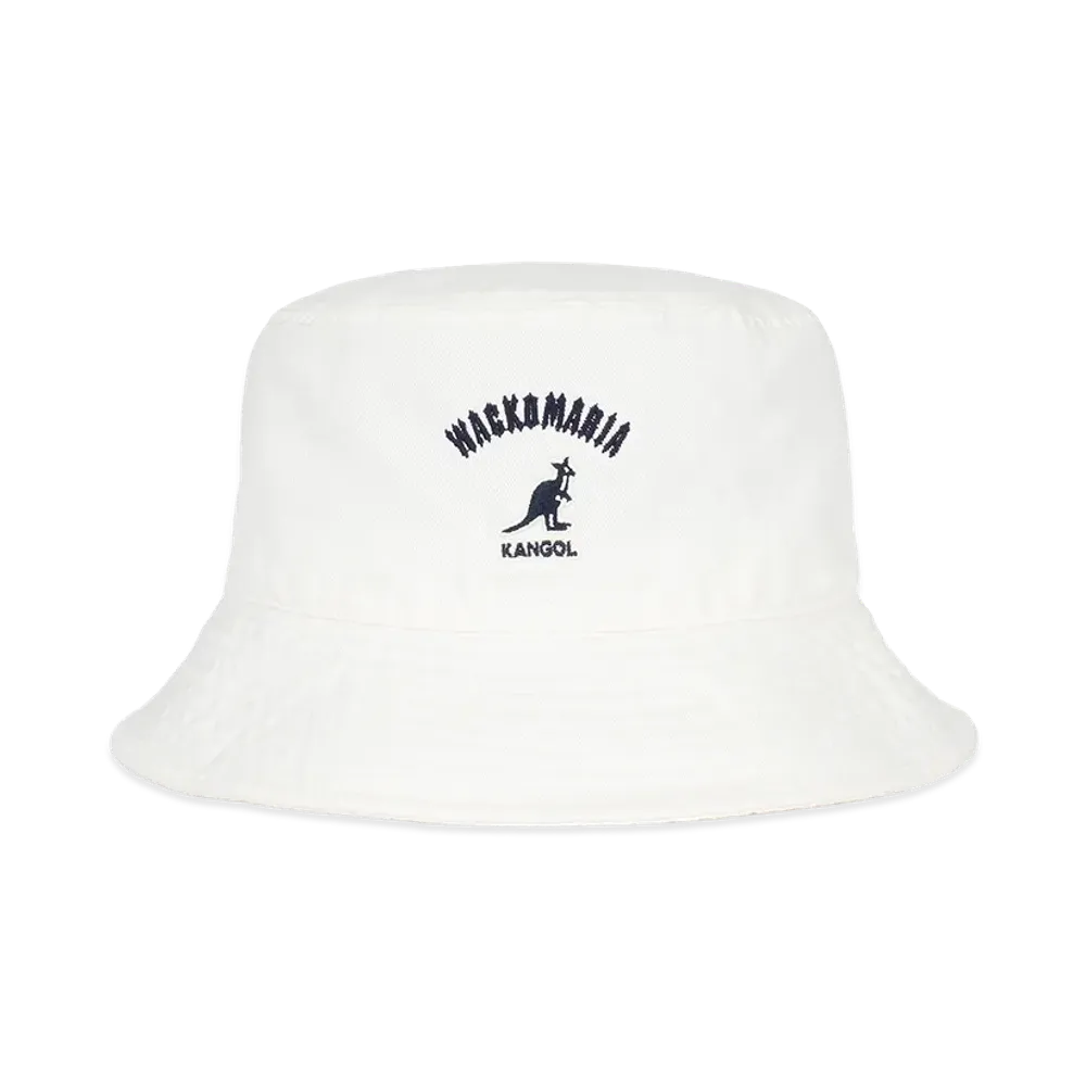 WACKO MARIA x Kangol Washed Bucket Hat "White"