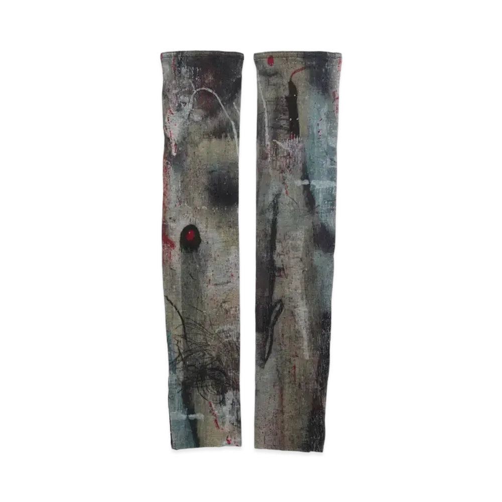 Yohji Yamamoto Pour Homme OUTLAST PLAIN STITCH ARM WARMER B "Brown"