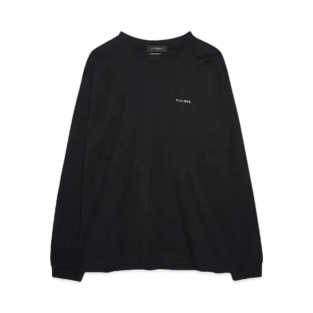 MLVINCE CLASSIC LOGO L/S TEE " BLACK"