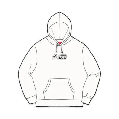Supreme Miami Box Logo Hooded Sweatshirt "White"
