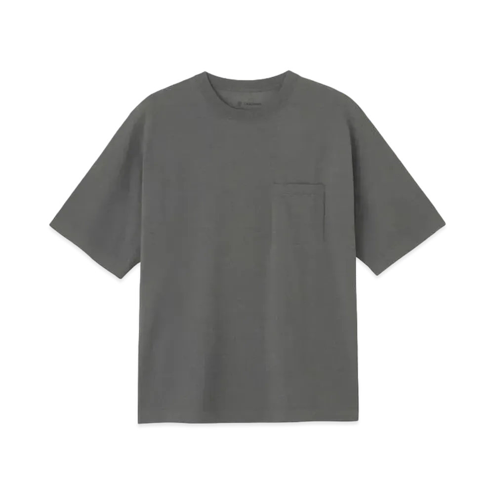 Goldwin Whole Garment Wool Knit T-shirt (Unisex) "Mix Charcoal"