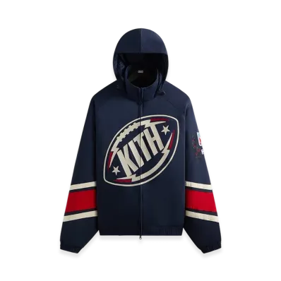 Kith x the NFL New York Giants Padded Nylon Jacket "Nocturnal"
