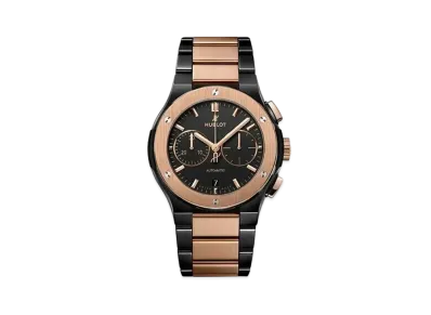 HUBLOT Classic Fusion Chronograph Ceramic King Gold Bracelet 42mm
