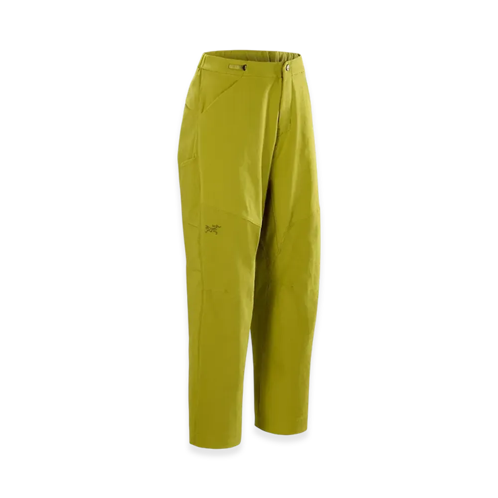 ARC'TERYX Women's Clarkia Cotton Pant Wide Leg "Olive Moss" X000009318