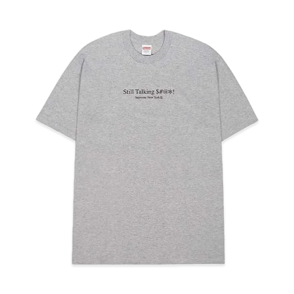 Supreme Still Talking Tee "Heather Grey"