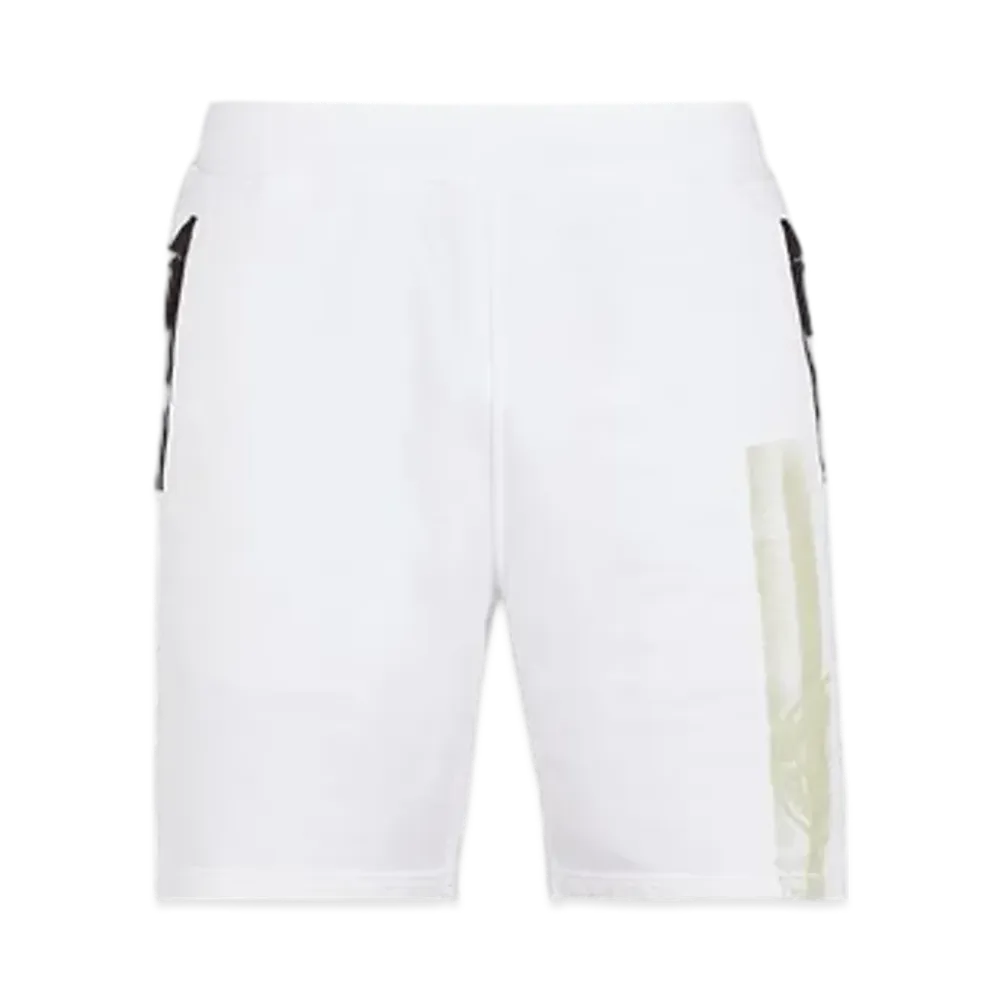 Stone Island 66865 Stripes Three Print Loose Fit Bermuda Shorts - 24SS "White"