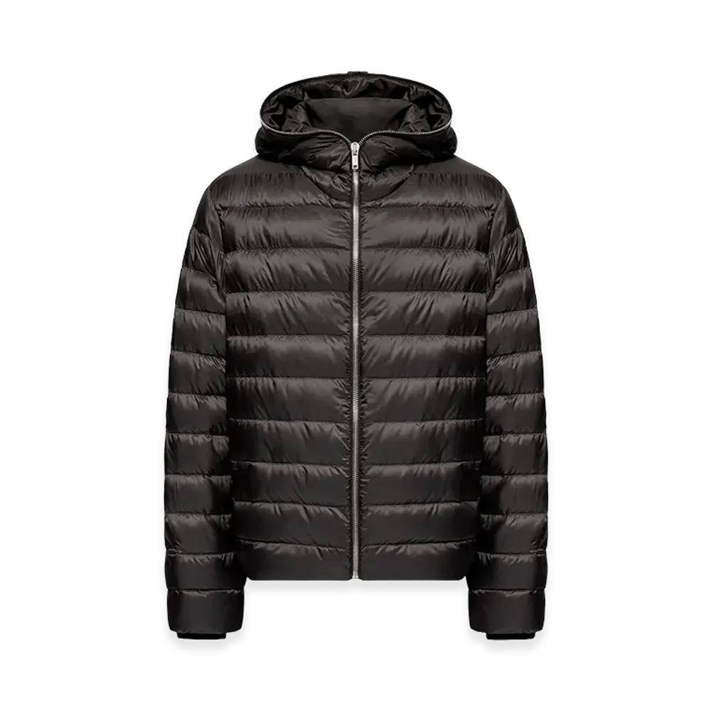MONCLER x Rick Owens Ziplock Short Down Jacket "Black"