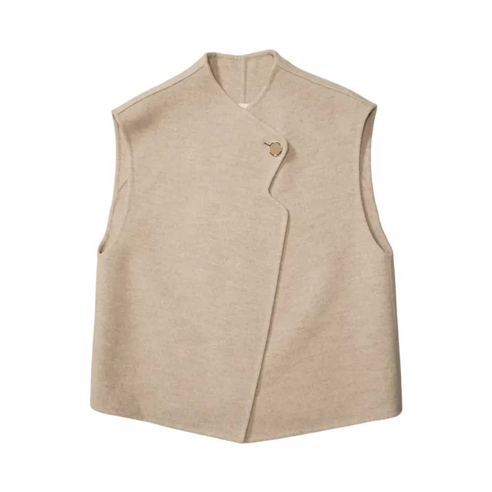 Hermes 2024FW Short Gilet "BEIGE"