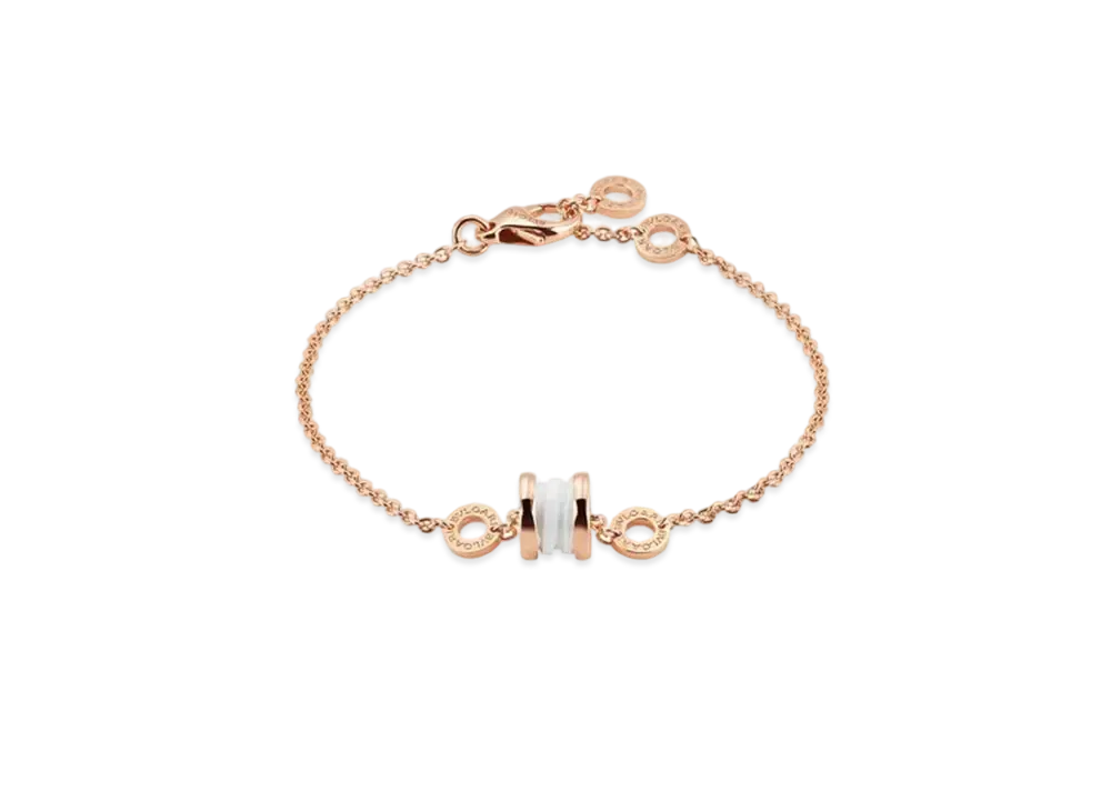 BVLGARI B.Zero1 Bracelet 18K "White/Pink Gold"
