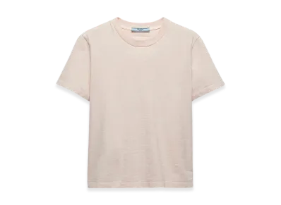 PRADA Women's Jersey T-Shirt "Peach"
