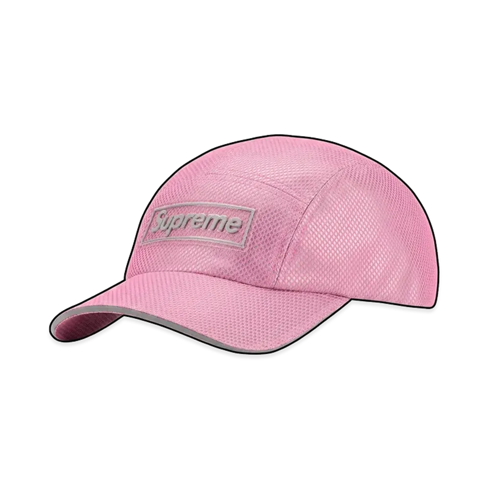 Supreme Metallic Mesh Camp Cap "Pink"