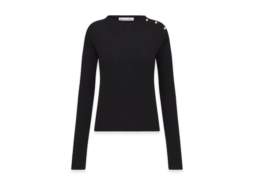 Dior Women's Sweater Cashmere Knit "Black"