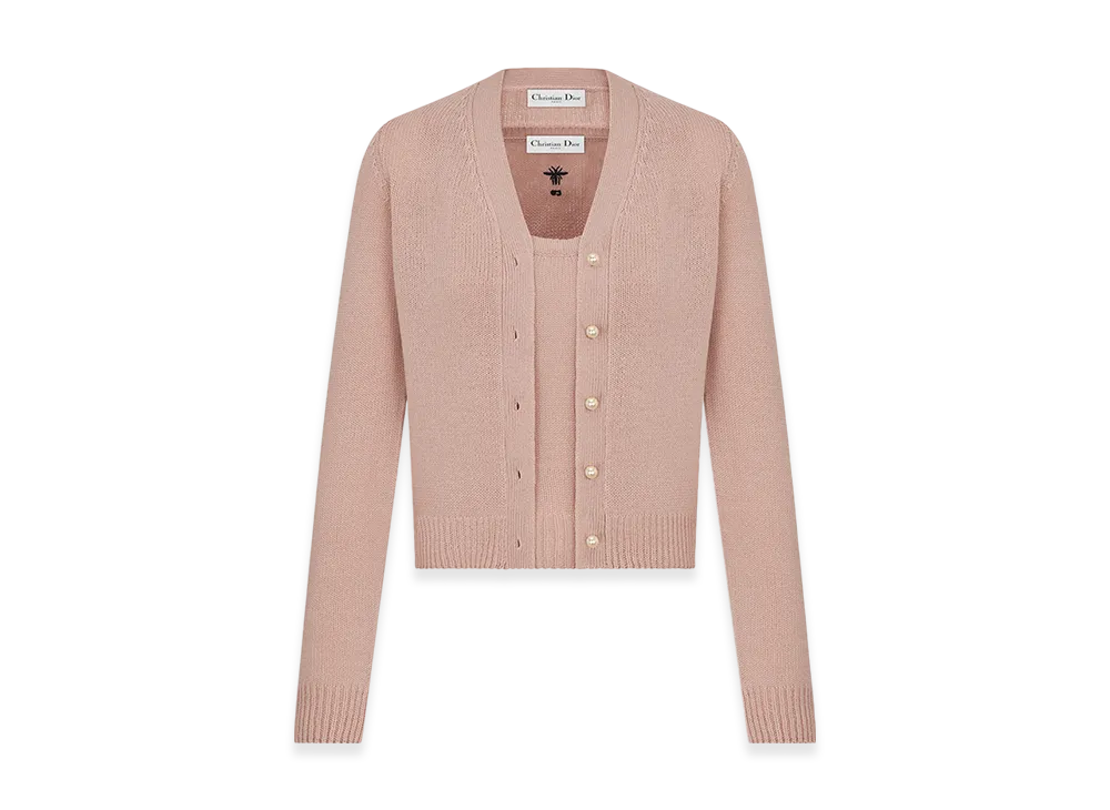 Dior Women's Twin-Set Cashmere Knit "Pink"