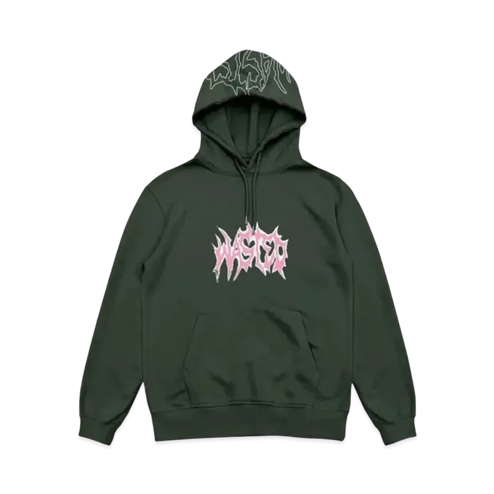 WASTED PARIS Hoodie Giant Monster "Green"