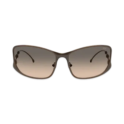 Diesel 0Dl1013 Rectangle Sunglasses "Brown"