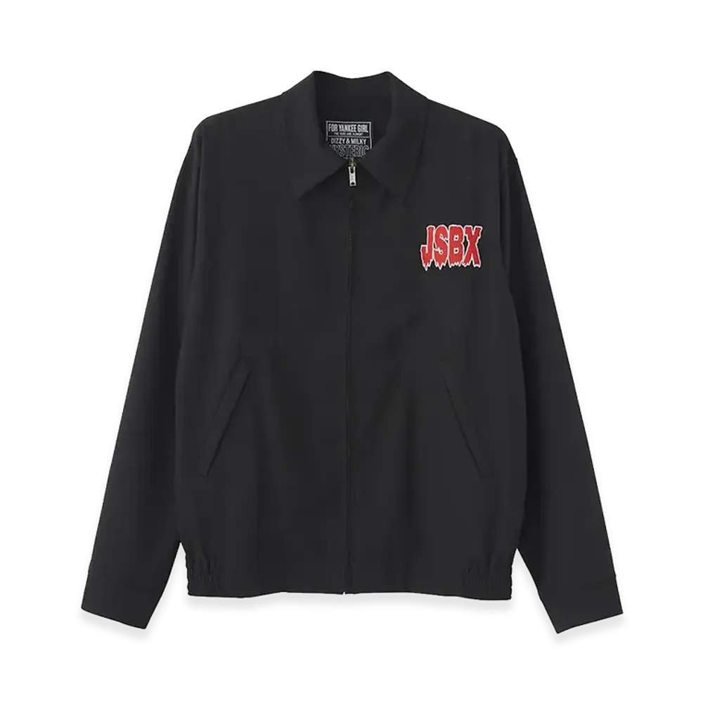 HYSTERIC GLAMOUR x Jon Spencer Jukebox Explosion Embroidery Zip-Up Jacket "Black"
