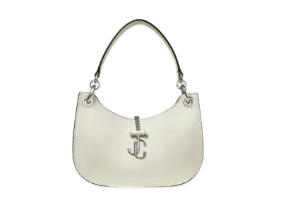Jimmy Choo Varenne Hobo/S Calf Leather Hobo Handbag "Latte"