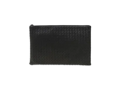 Bottega Veneta Lambskin Clutch Bag "Black"