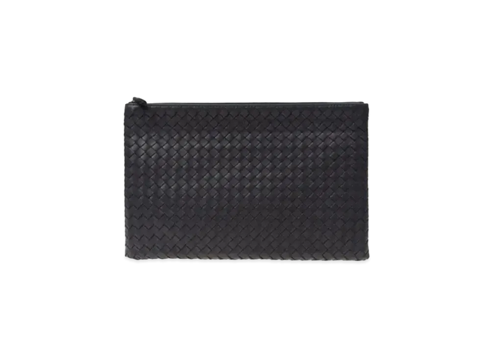 Bottega Veneta Lambskin Hand Bag "Blue"