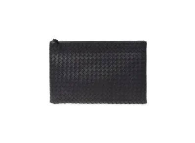 Bottega Veneta Lambskin Hand Bag "Blue"